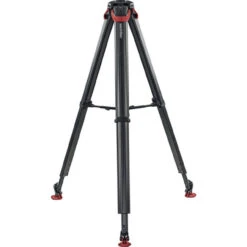 Sachtler Flowtech 75 MS Carbon Fiber Tripod With Mid-Level Spreader And Rubber Feet