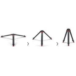 Sachtler Flowtech 75 MS Carbon Fiber Tripod With Mid-Level Spreader And Rubber Feet -Sachtler shop 1504570005 IMG 847944 45508.1601932025