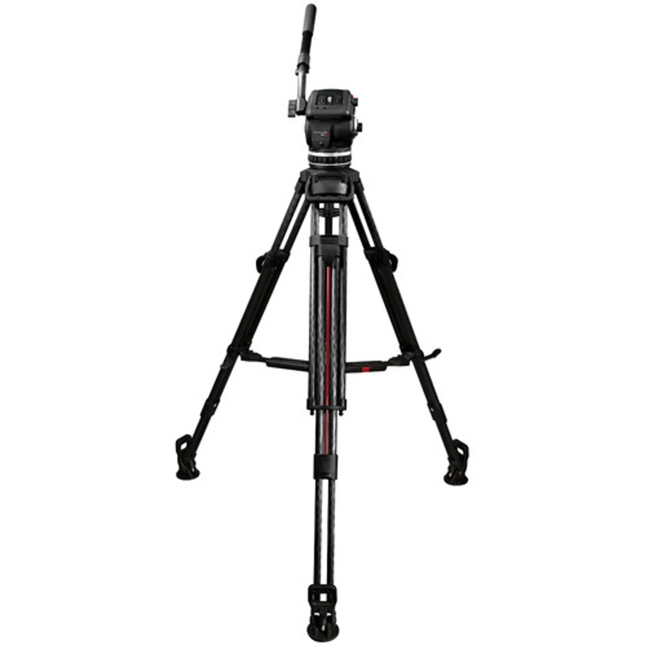 Cartoni Focus 18 Tripod System With 2-Stage Aluminum Legs, Mid-Level Spreader, And Bag 3 Cartoni Focus 18 Tripod System With 2-Stage Aluminum Legs, Mid-Level Spreader, And Bag