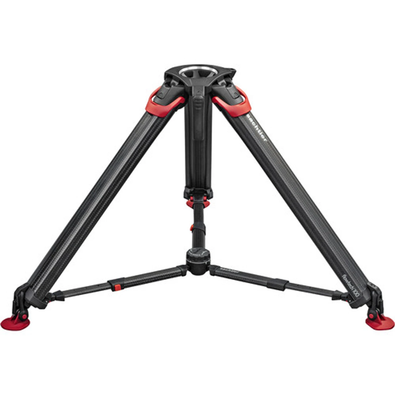 Sachtler Flowtech 100 MS Carbon Fiber Tripod With Mid-Level Spreader & Rubber Feet 7 Sachtler Flowtech 100 MS Carbon Fiber Tripod With Mid-Level Spreader & Rubber Feet - Image 5