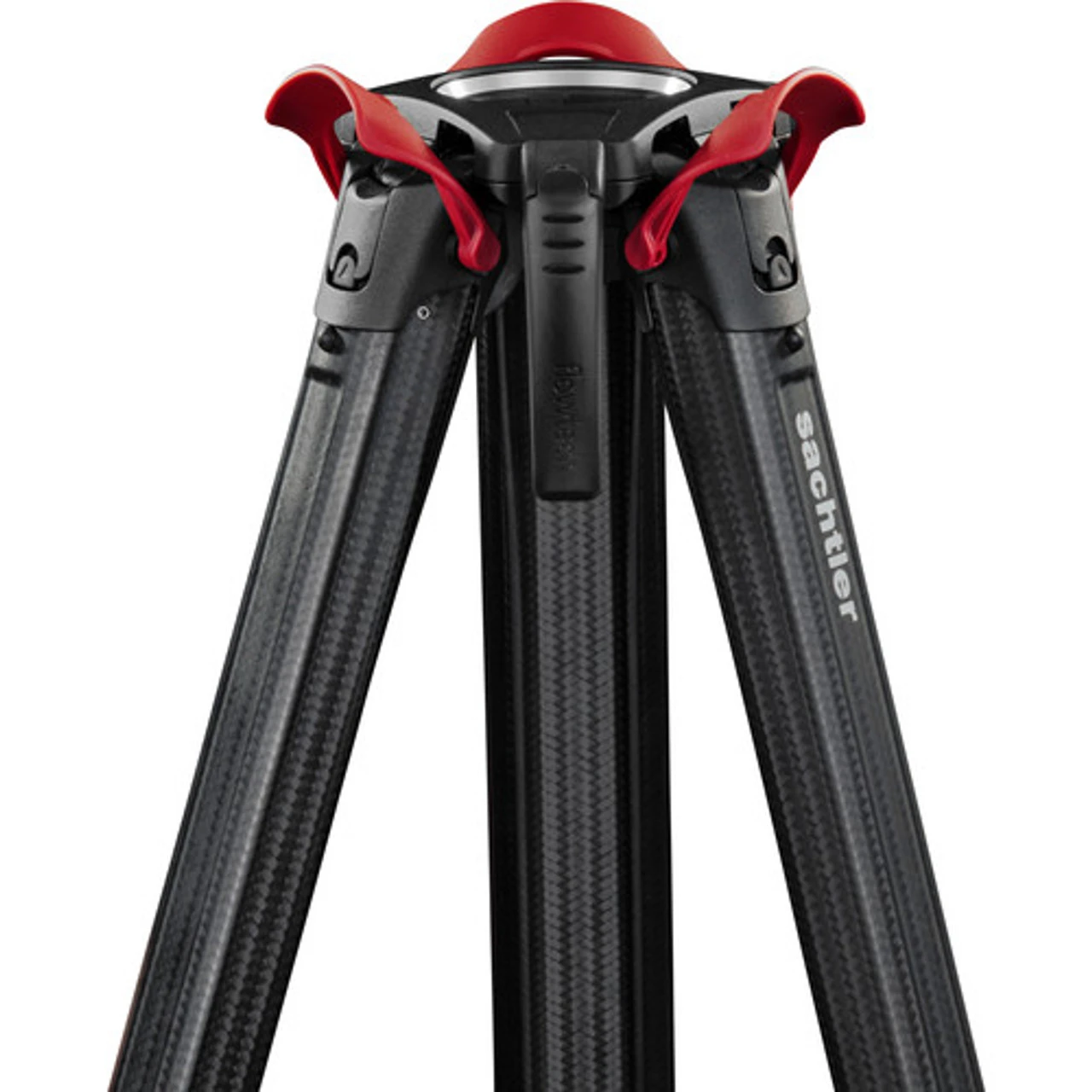 Sachtler Flowtech 100 MS Carbon Fiber Tripod With Mid-Level Spreader & Rubber Feet 19 Sachtler Flowtech 100 MS Carbon Fiber Tripod With Mid-Level Spreader & Rubber Feet - Image 17
