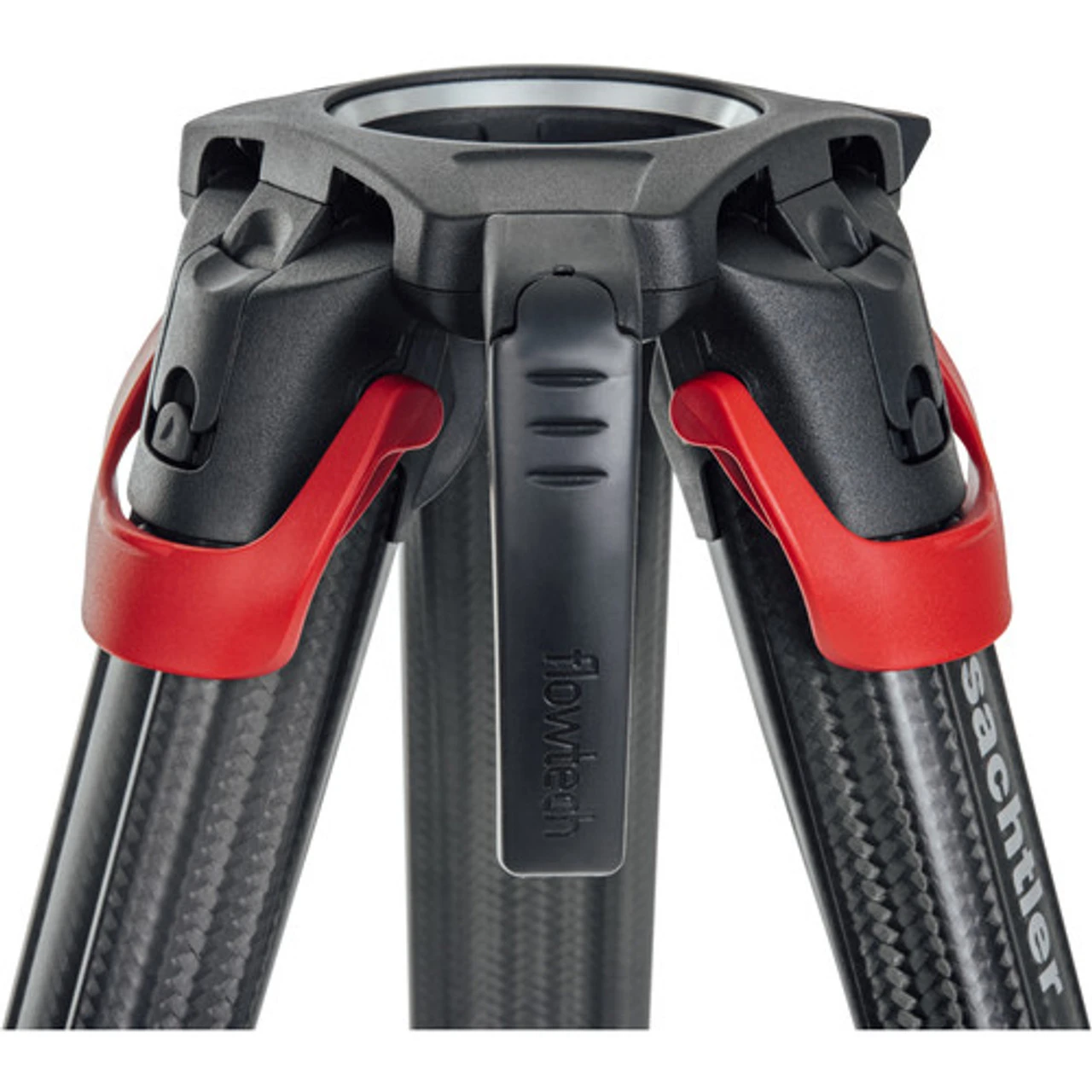 Sachtler Flowtech 100 MS Carbon Fiber Tripod With Mid-Level Spreader & Rubber Feet 9 Sachtler Flowtech 100 MS Carbon Fiber Tripod With Mid-Level Spreader & Rubber Feet - Image 7