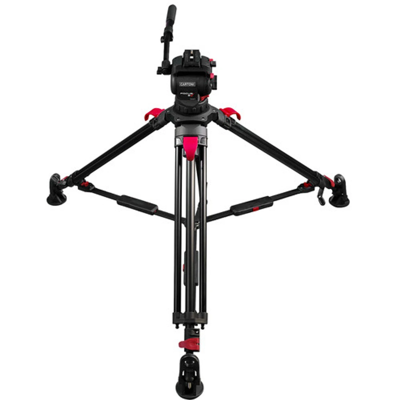 Cartoni Focus 8 Fluid Head With Red Lock Tripod System 5 Cartoni Focus 8 Fluid Head With Red Lock Tripod System - Image 3