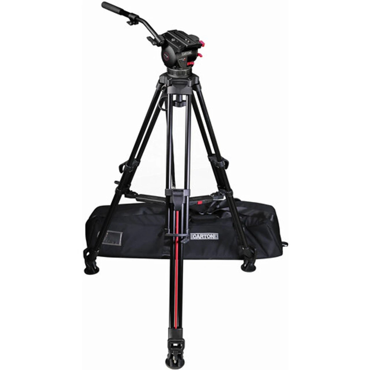 Cartoni Focus 10 Fluid Head Kit With 2-Stage Aluminum SmartStop SDS Tripod (100mm) 3 Cartoni Focus 10 Fluid Head Kit With 2-Stage Aluminum SmartStop SDS Tripod (100mm)