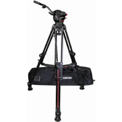 Cartoni Focus 10 Fluid Head Kit With 2-Stage Carbon Fiber SmartStop SDS Tripod (100mm)
