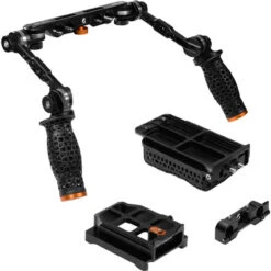 Bright Tangerine KASBAH Shoulder Pad + 15mm LWS/19mm Studio Handle Kit -Sachtler shop 1645707619 IMG 1703080 20825.1656431454