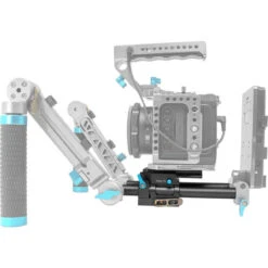 Kondor Blue 15mm ARRI-Standard Baseplate For BMPCC 4K/6K Cage (Raven Black) -Sachtler shop 1647269294 IMG 1713301 71532.1699893547