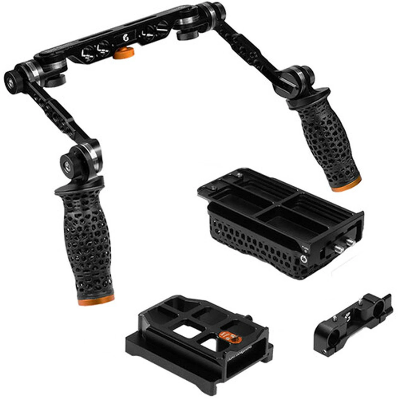 Bright Tangerine KASBAH Shoulder Pad System + 15mm Handle Kit 4 Bright Tangerine KASBAH Shoulder Pad System + 15mm Handle Kit - Image 2