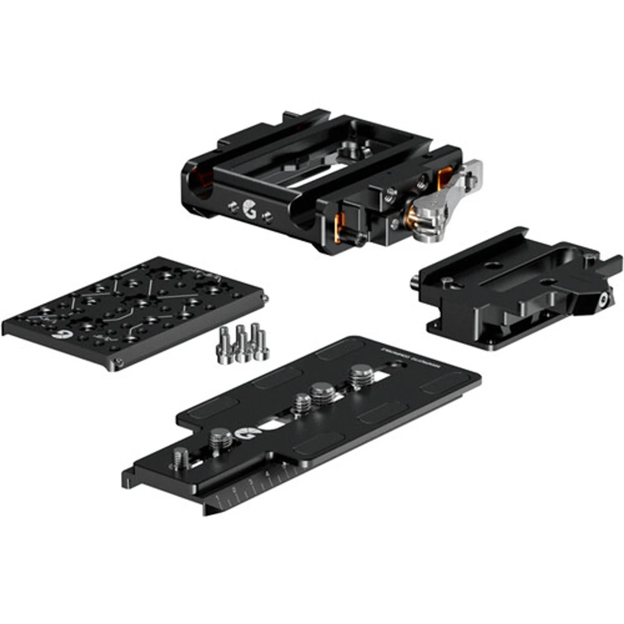 Bright Tangerine LeftField 3 Quick Release Baseplate For RED V-RAPTOR (DJI RS 2 & RS 3) 4 Bright Tangerine LeftField 3 Quick Release Baseplate For RED V-RAPTOR (DJI RS 2 & RS 3) - Image 2