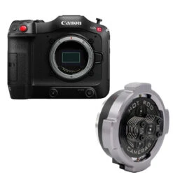 Canon® Canon EOS C70 Cinema Camera (RF Lens Mount) With Hot Rod Cameras PL To RF Mount Adapter (Mark II)