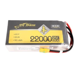 Tattu HV Feng Series 6S1P 22.8V 22000mah 25C Lipo Battery With XT9-S Connector